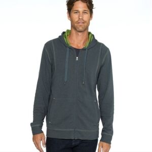 prAna Men's Barringer Full Zip Hoodie Large